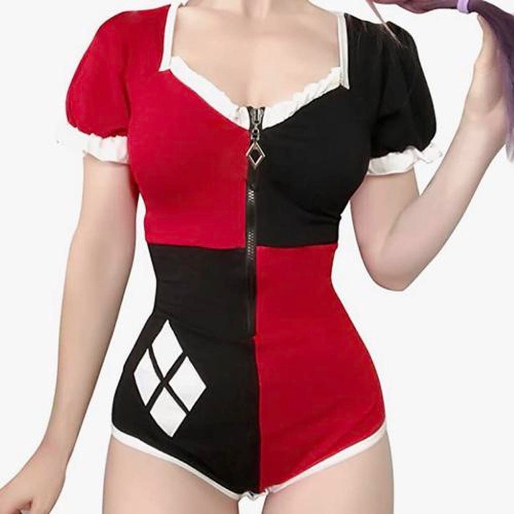 Harley Quinn bodysuit/romper